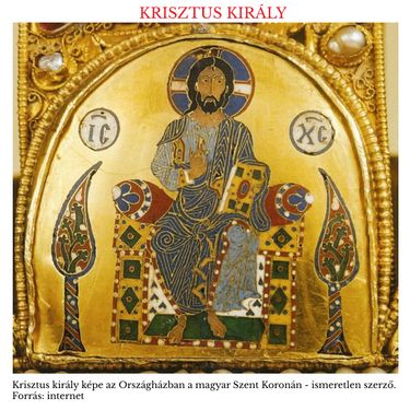 KRISZTUS KIRÁLY – borító
