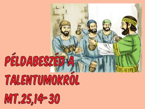 Példabeszéd a talentumokról – borító