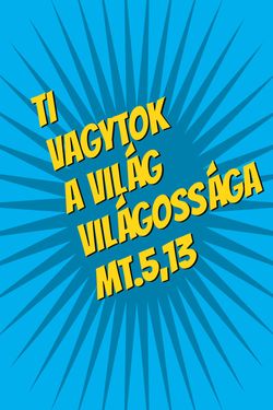 Ti vagytok a világ világossága – borító