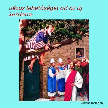 Zakeus története – borító